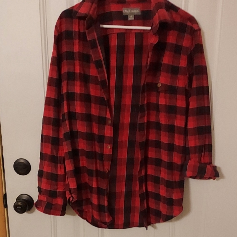 Falls Creek ,Plaid Button-Up Shirt